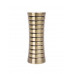 Garniža Cylinder - dvojradová 19 mm - antik mosadz